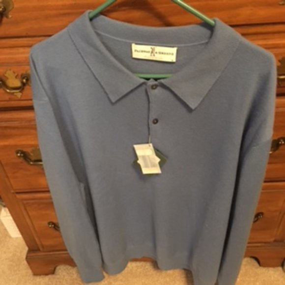 New with tags  Fairway & Greene 100% Cashmere Polo Sweater  XL - Picture 3 of 10